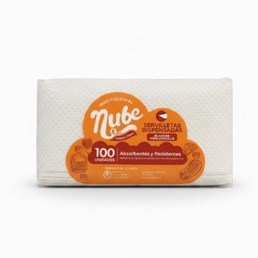 Imagen del producto A. SERVILLETAS DISPENSADAS NUBE PAQ X 100 UND