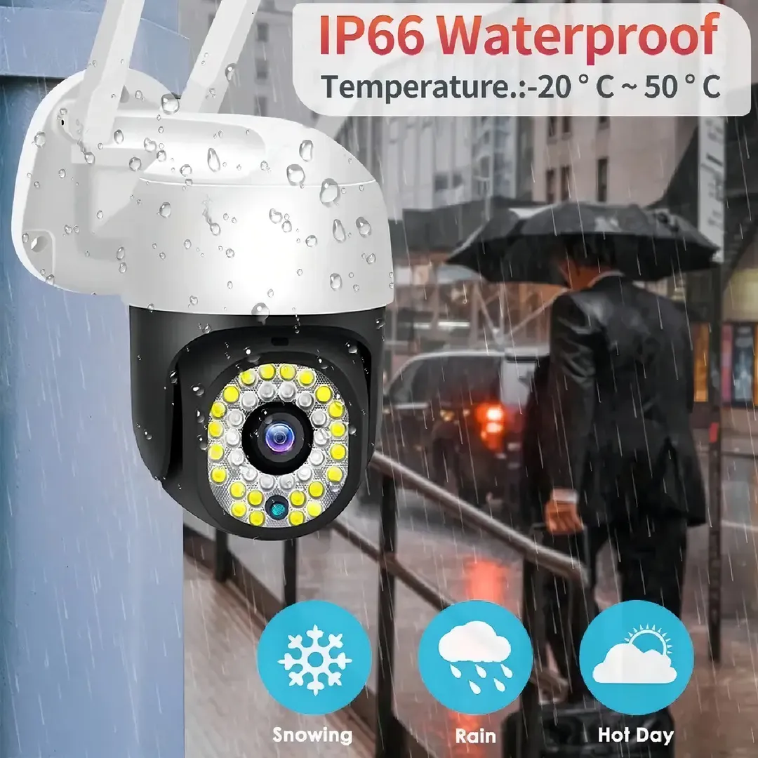 CAMARA DE SEGURIDAD DOMO EXTERIOR WIFI FULL SMART IP66