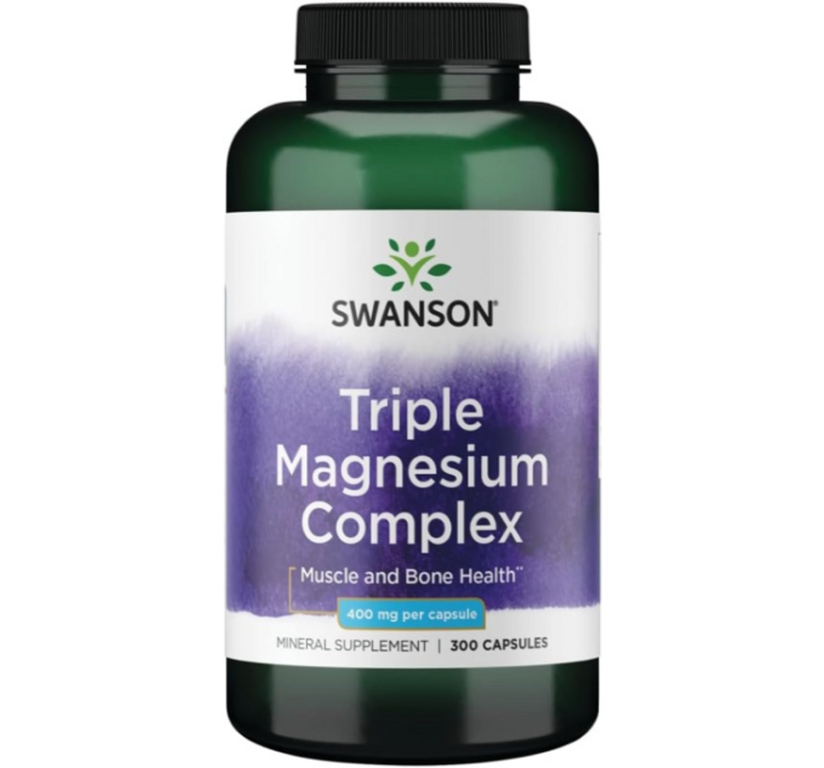Triple Magnesio Complex 400mg SWANSON 300cap 