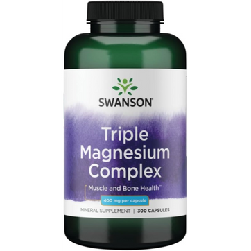 Triple Magnesio Complex 400mg SWANSON 300cap  - imagen 1