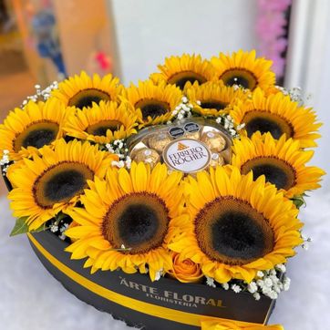 Imagen del producto CORAZON GIRASOLES