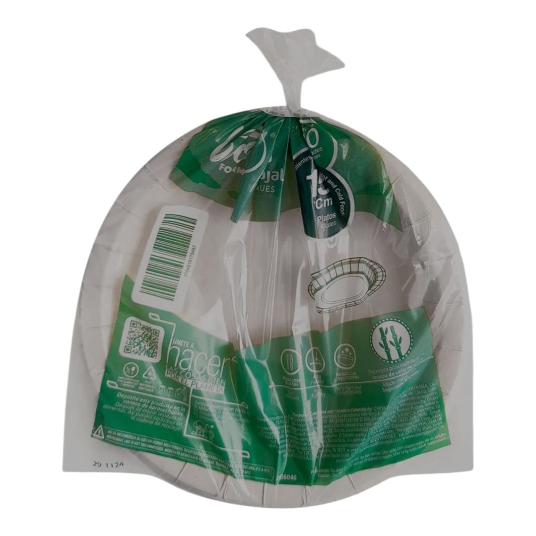    V. PLATO PANDO BIOFORM CARTON 15 CM 