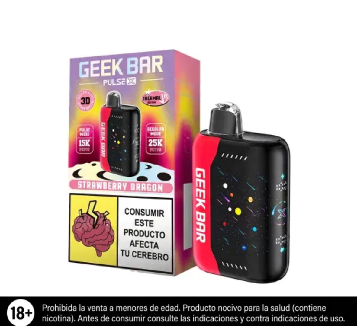 Geek Bar Strawberry Dragon Pulse X 25.000 Puffs