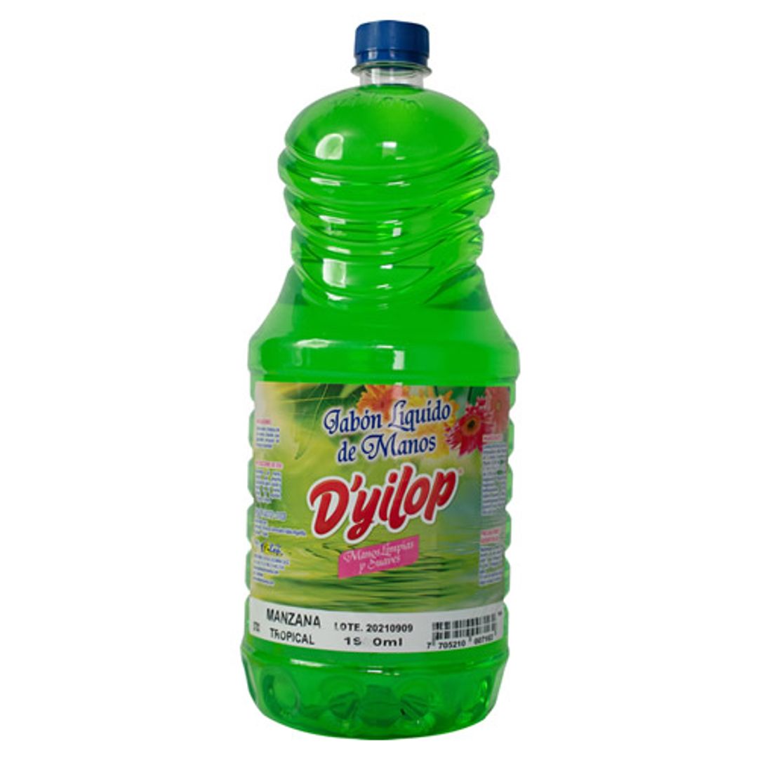  Ñ. JABÓN LIQUIDO MANOS MANZANA YILOP X 1.900 ML