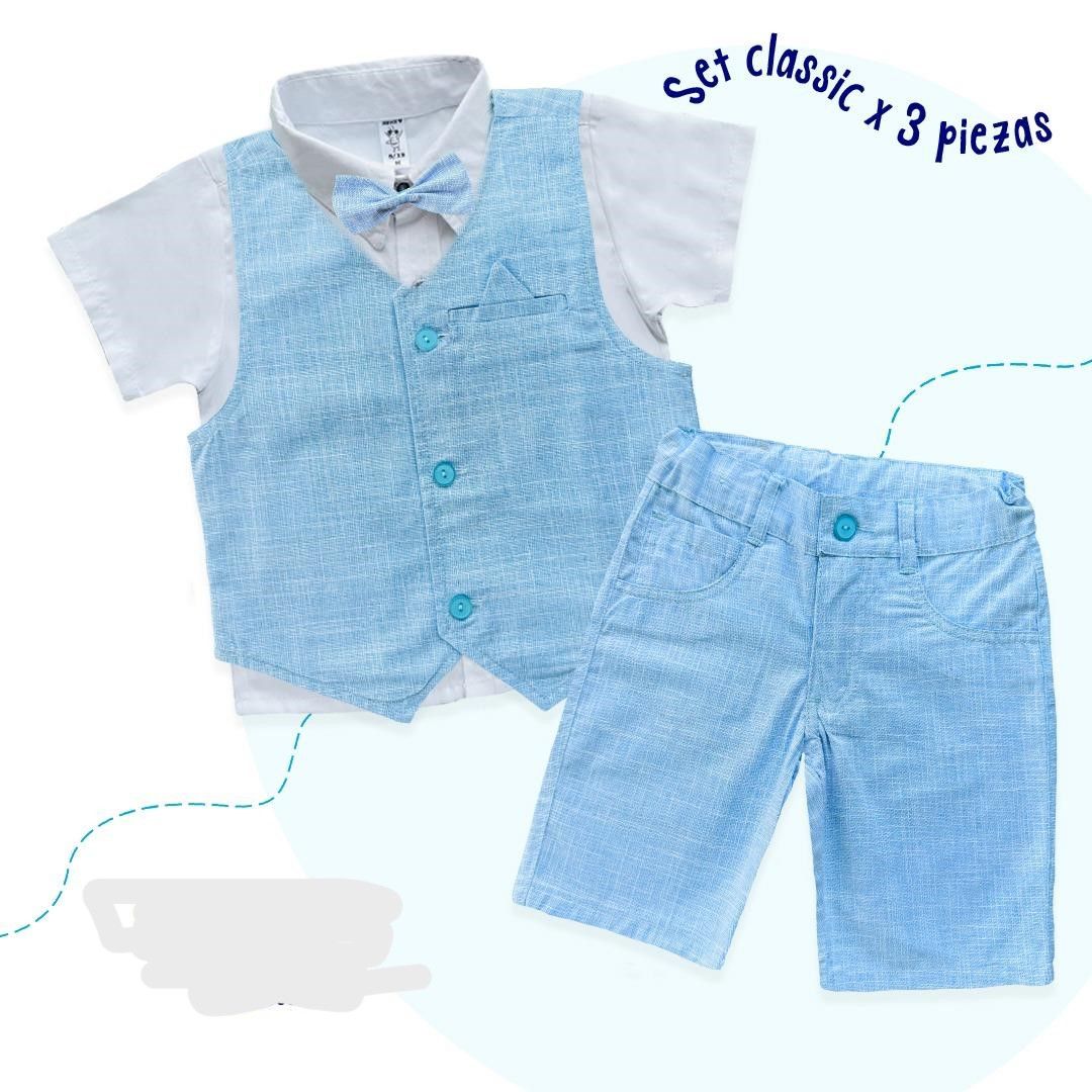 Conjunto tres piezas para niño