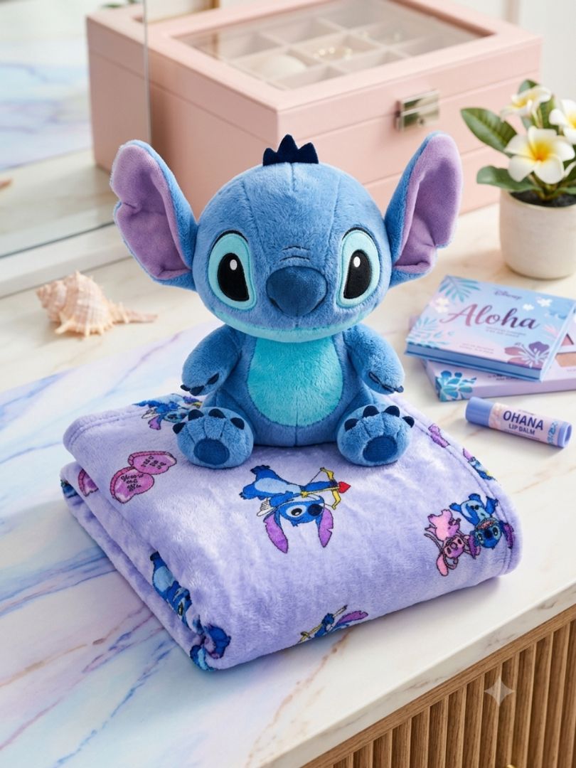 Peluche con cobija Stitch 
