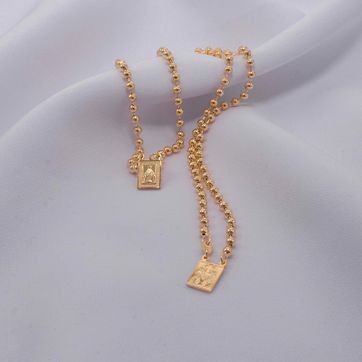 Imagen del producto ESCAPULARIO MILAGROSA REMARCADA BALIN  3MM 60CM 715007A211