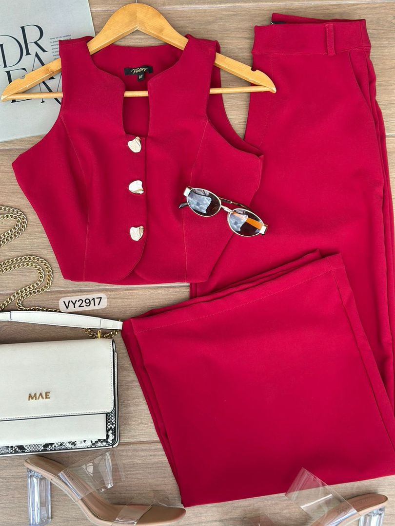 SET CHALECO Y PANTALON VY2917