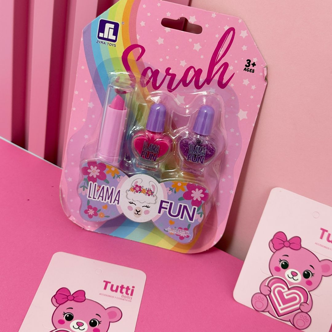 KIT DE ESMALTES/  MAQUILLAJE INFANTIL 