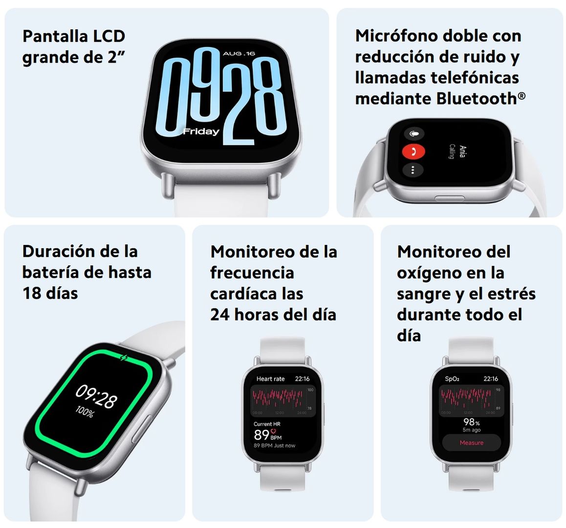 Reloj Smartwatch Xiaomi Redmi Watch 5 Active