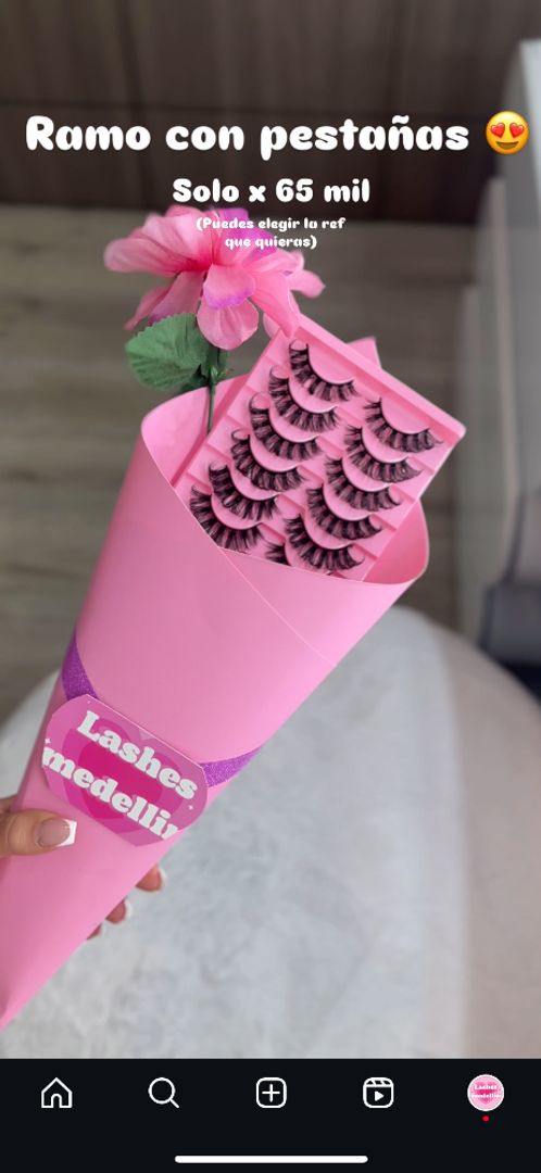 Mini ramo pestañas 