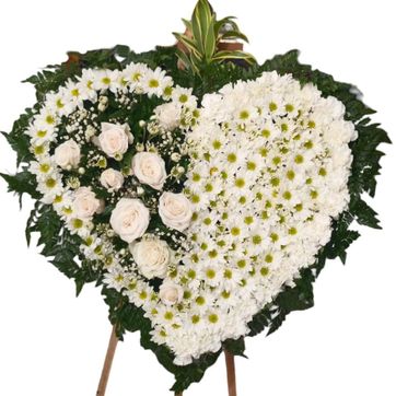 Imagen del producto Corazón blanco.