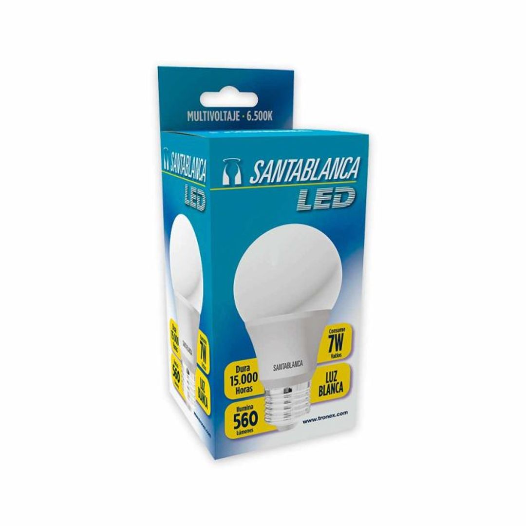 BOMBILLO SANTA BLANCA LED*7W