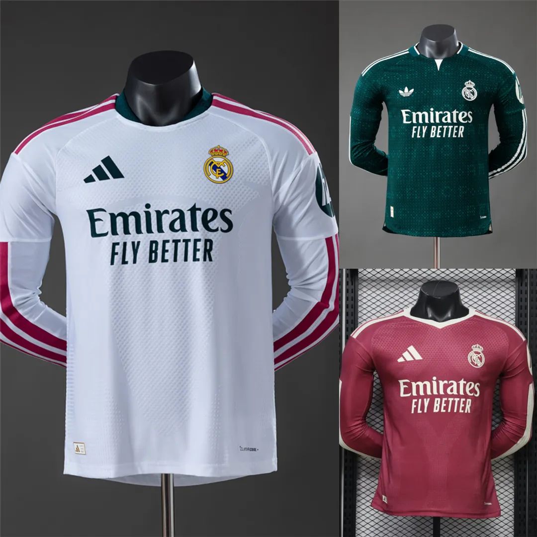 Real Madrid Temporada 2026-27 Manga Larga Player 