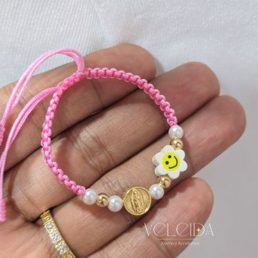 Imagen del producto 1 Manilla bebe flor Guadalupe