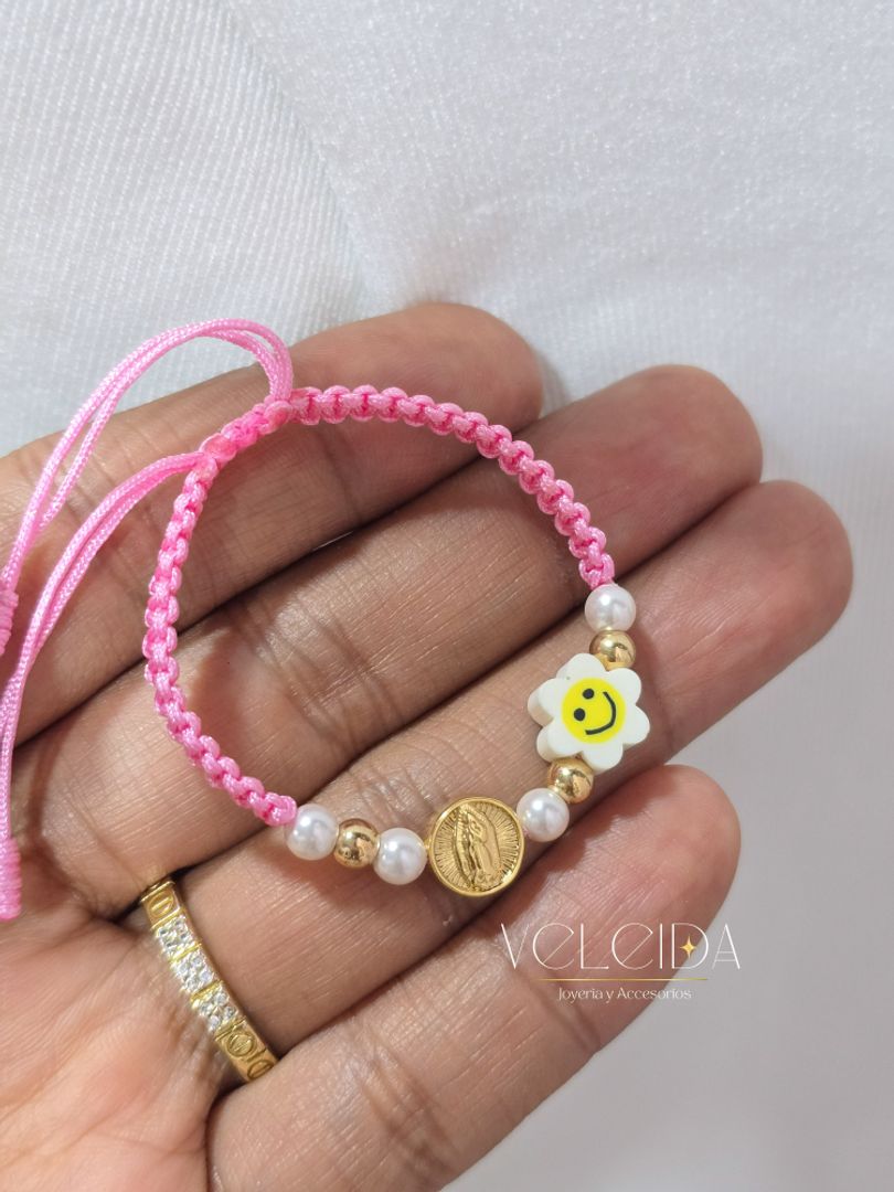 1 Manilla bebe flor Guadalupe