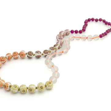 Imagen del producto CERAMIC & SEMI-PRECIOUS STONE NECKLACE