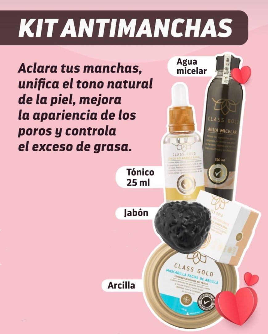 Kit Antimanchas Faciales classgold 