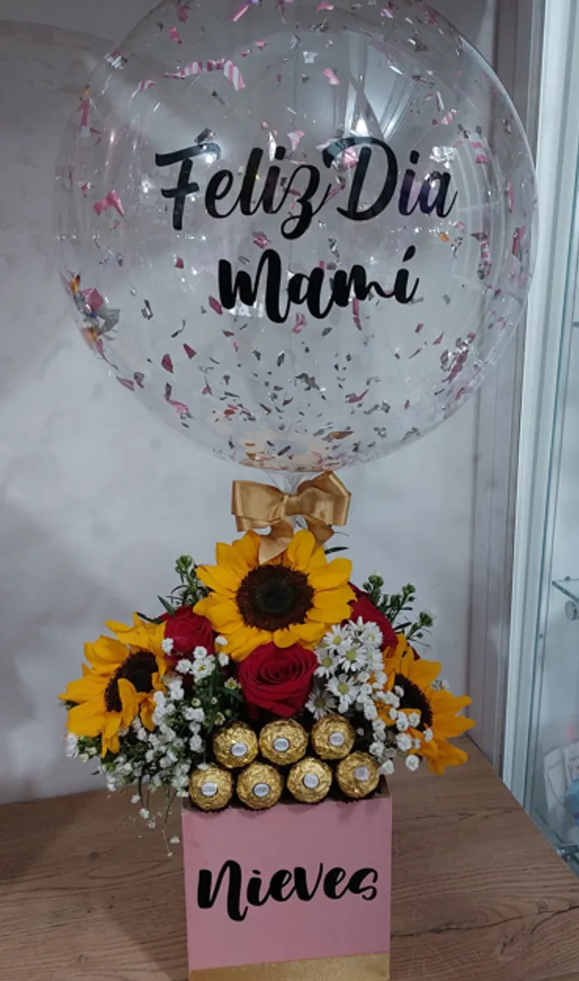 mix de flores y chocolates 