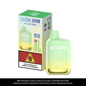 Imagen del producto Geek Bar Sour Apple Ice 1500 Puffs Meloso Mini