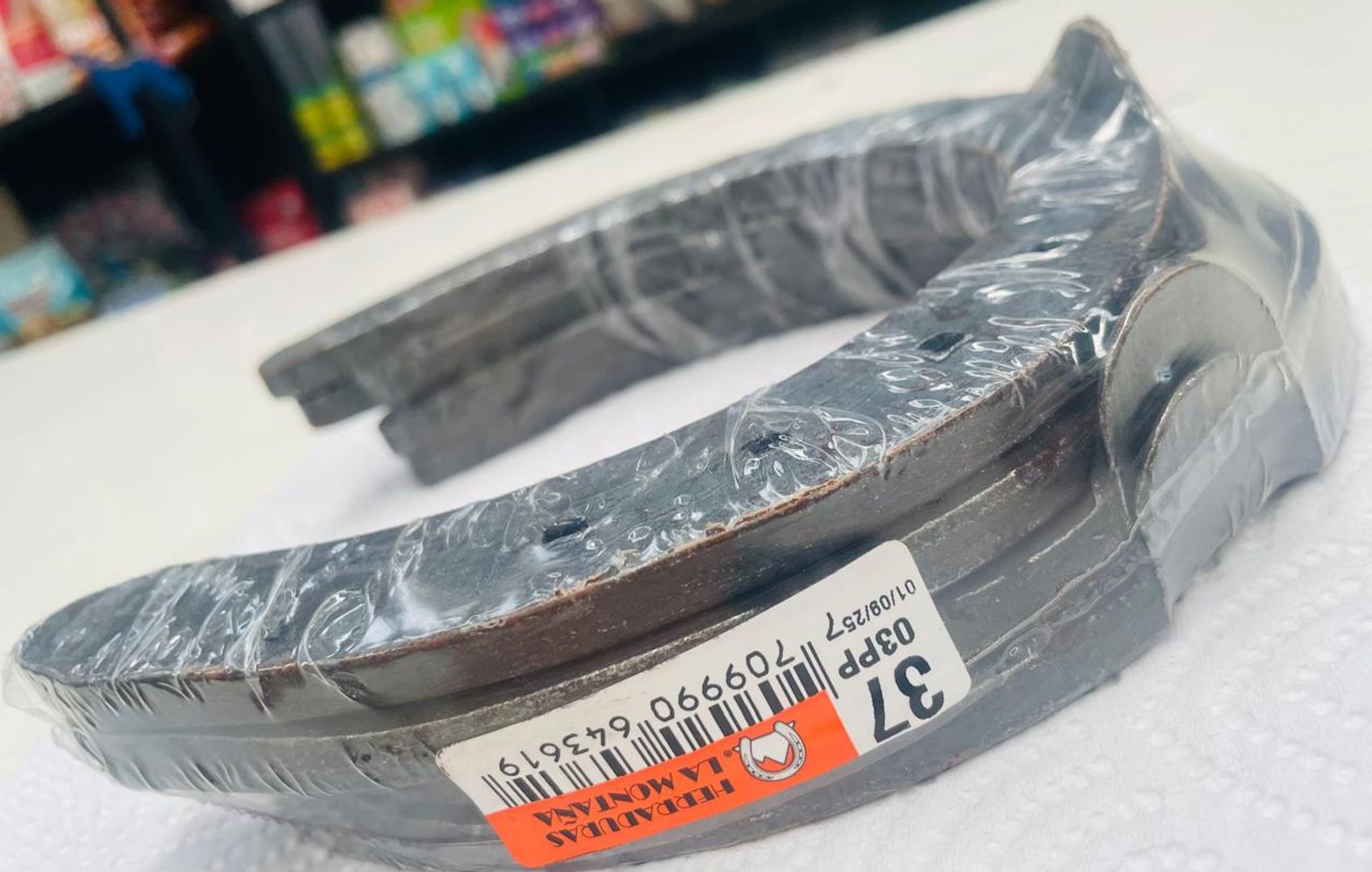 HERRADURAS 37 DOBLE PESTAÑA x 4 unidades 