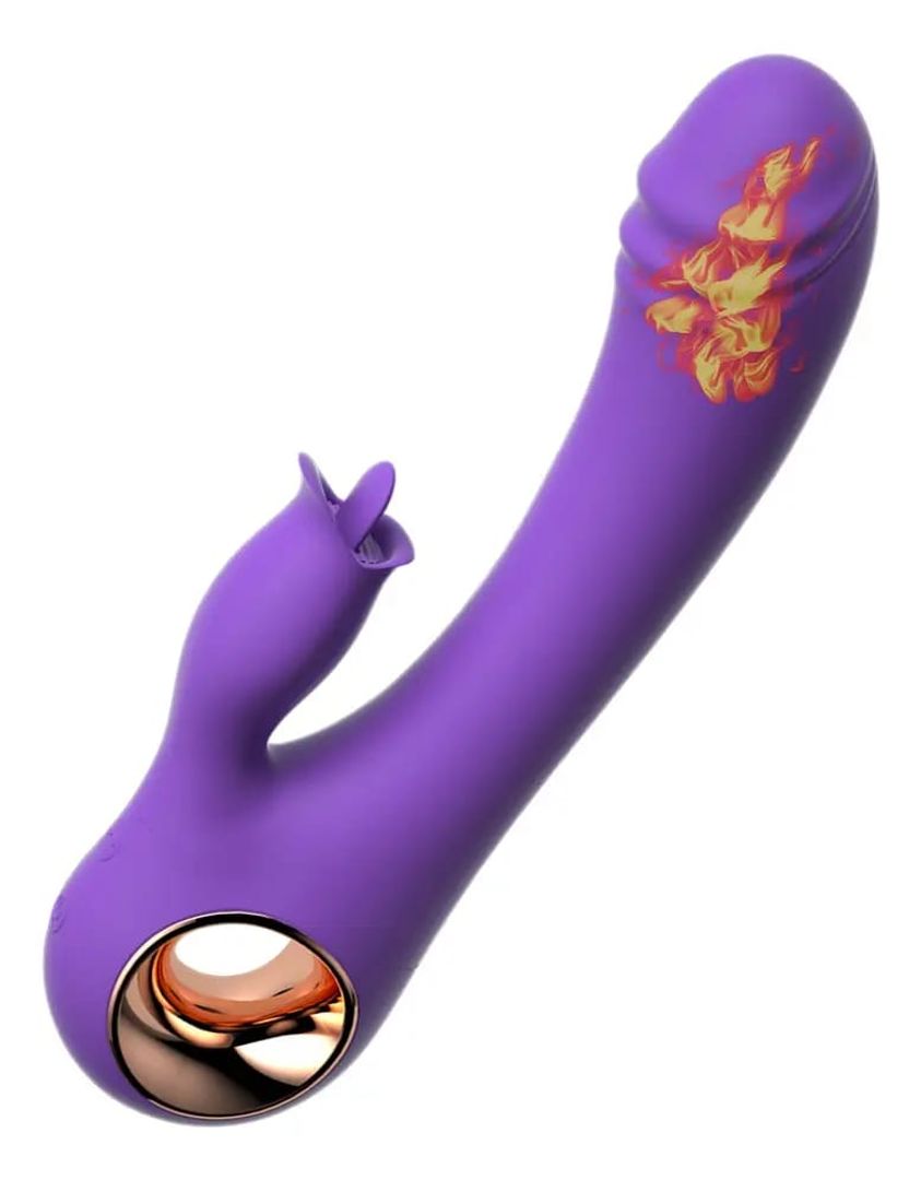 VIBRADOR + ESTIMULADOR DE CLITORIS 