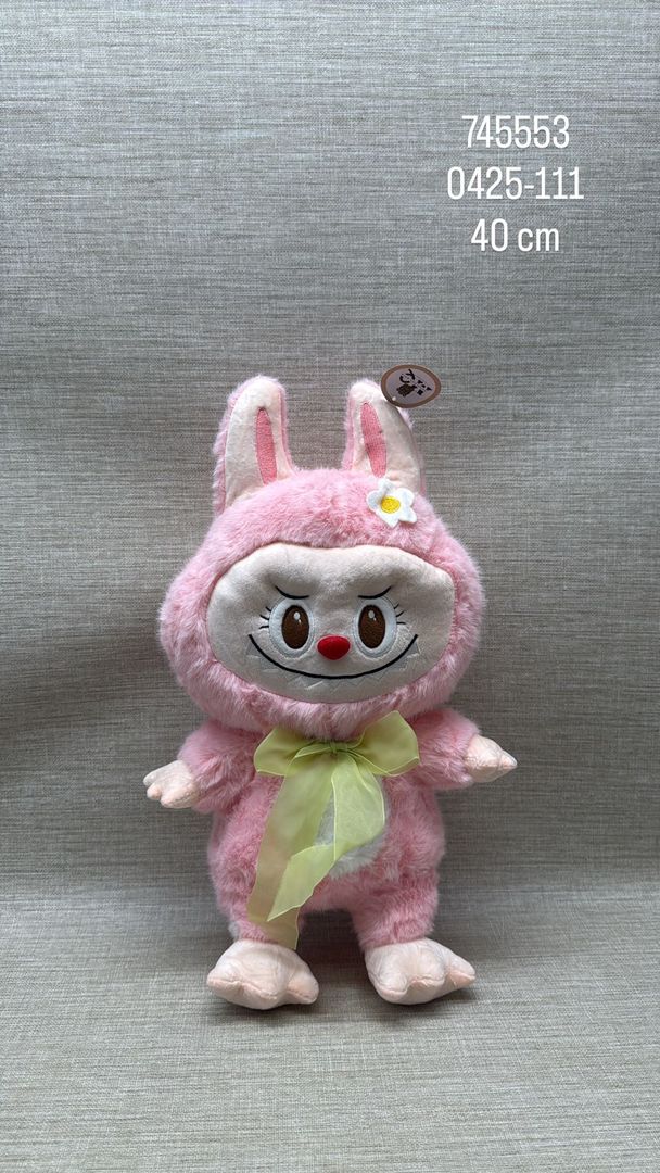 LABUBU ROSA 40 CM