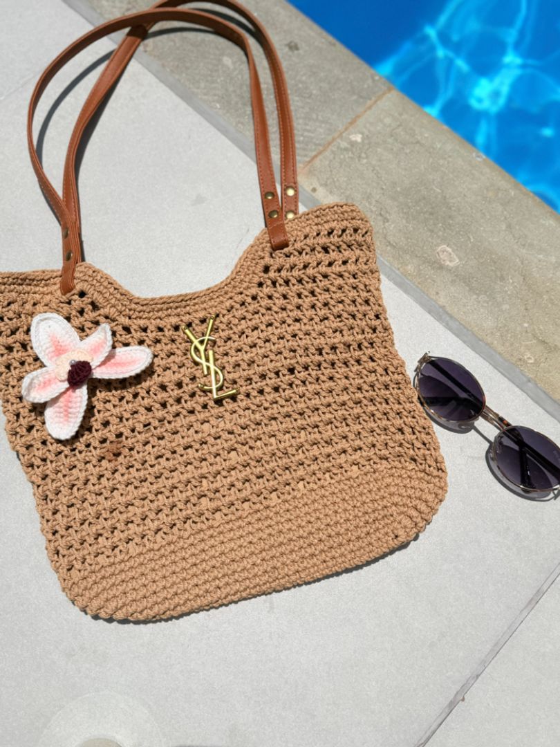BOLSO TEJIDO DE LUJO YSL MEDIANO