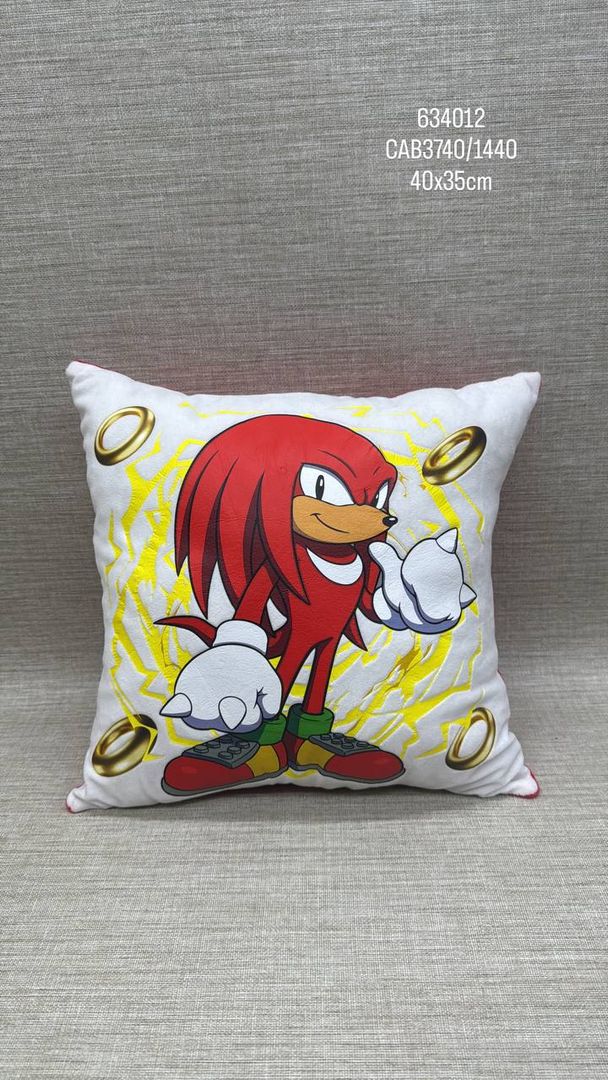 COJIN DE PERSONAJES SURTIDOS Knuckles