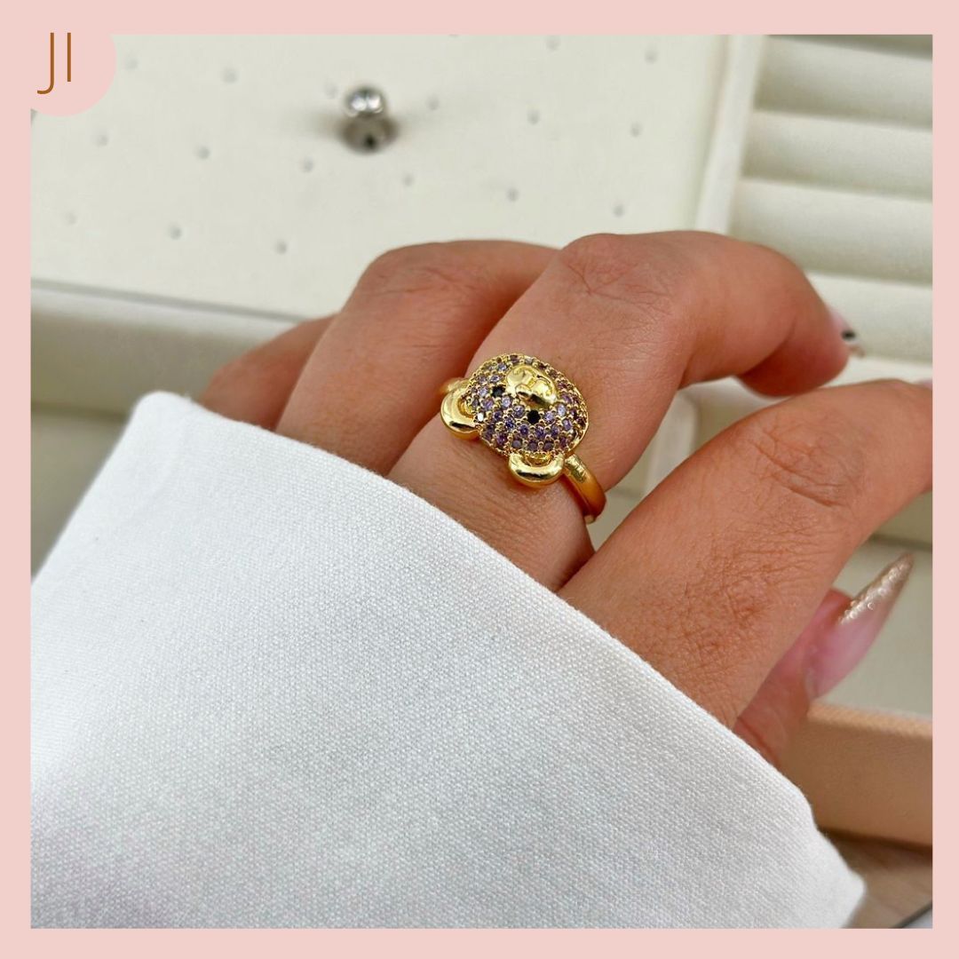 Lindos Anillos Ositos Micro circones Verde