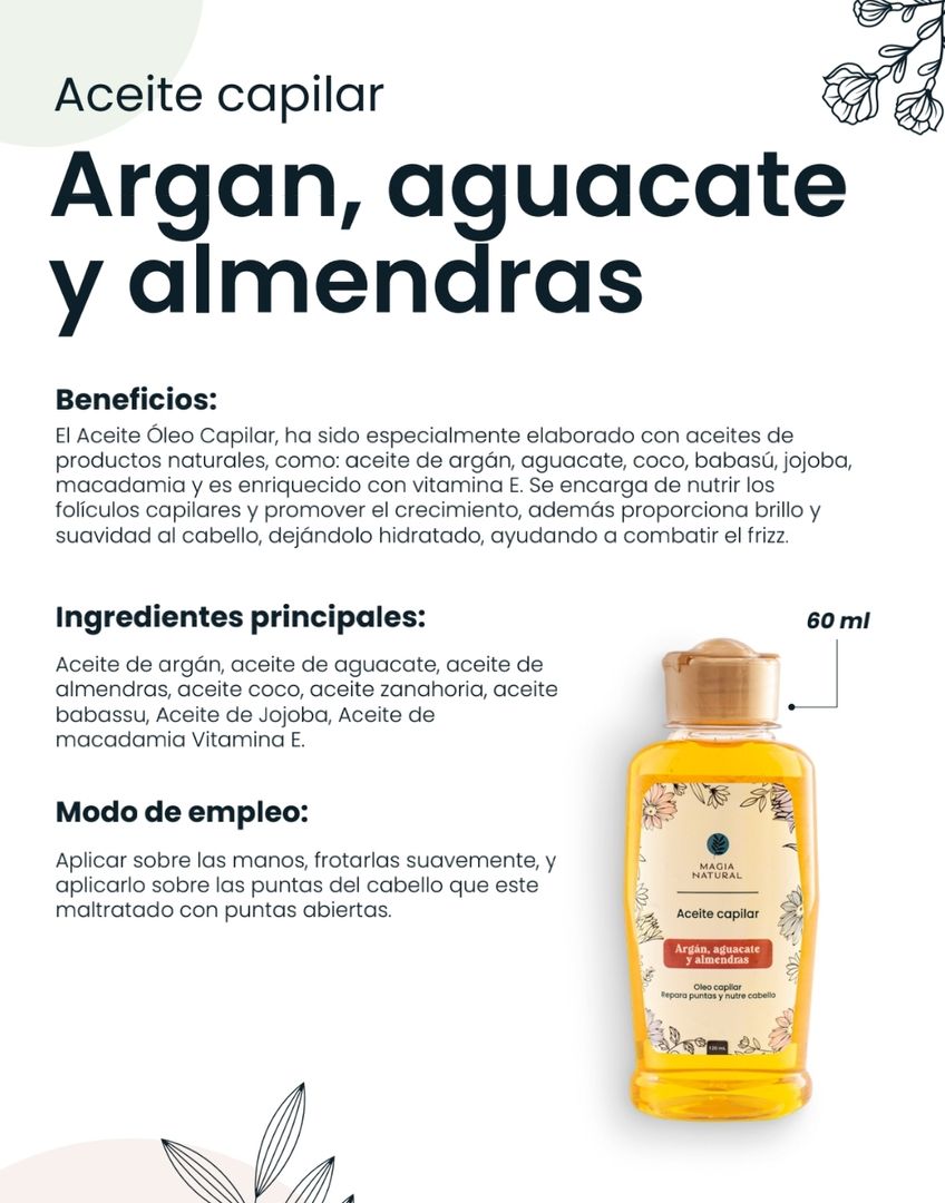 Aceite capilar Magia Natural