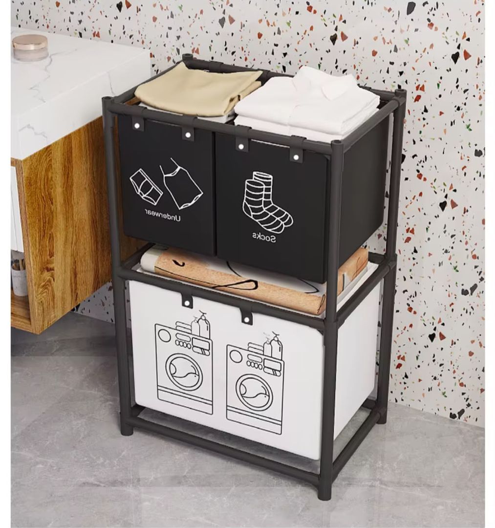 CESTA DE ROPA DOBLE