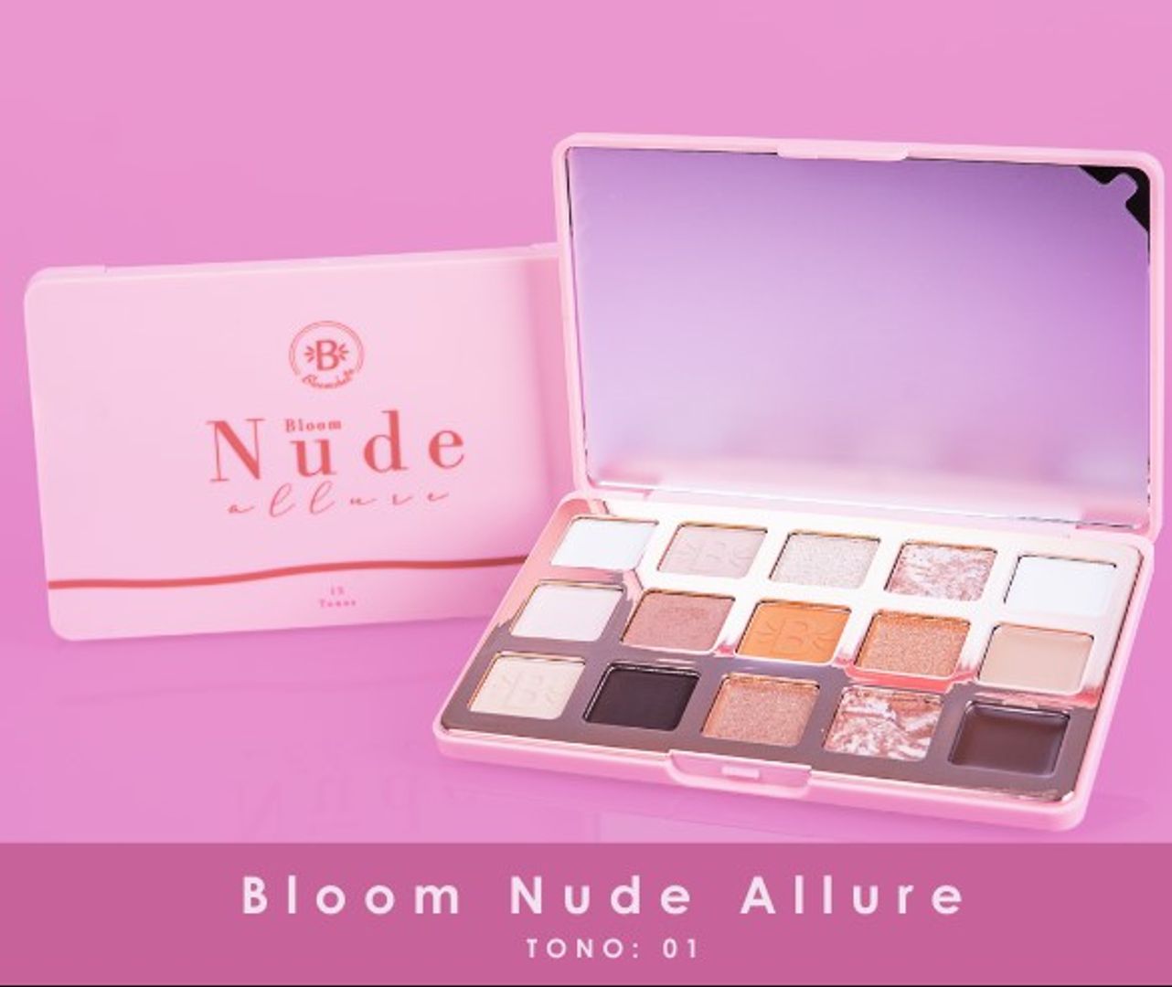 PALETA DE SOMBRAS BLOOM NUDE BLOOMSHELL