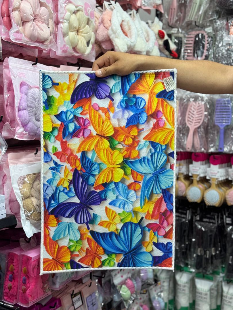 Tapete estampado de paisajes 