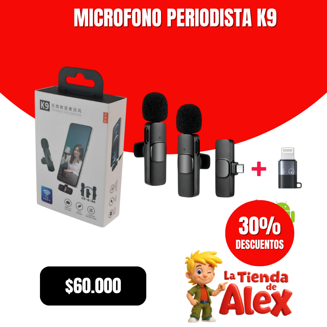microfono periodista k9