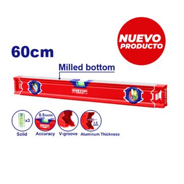 EMTOP NIVEL DE GOTA METALICO 24 "(60CM) SUPER EMTOP - imagen 1