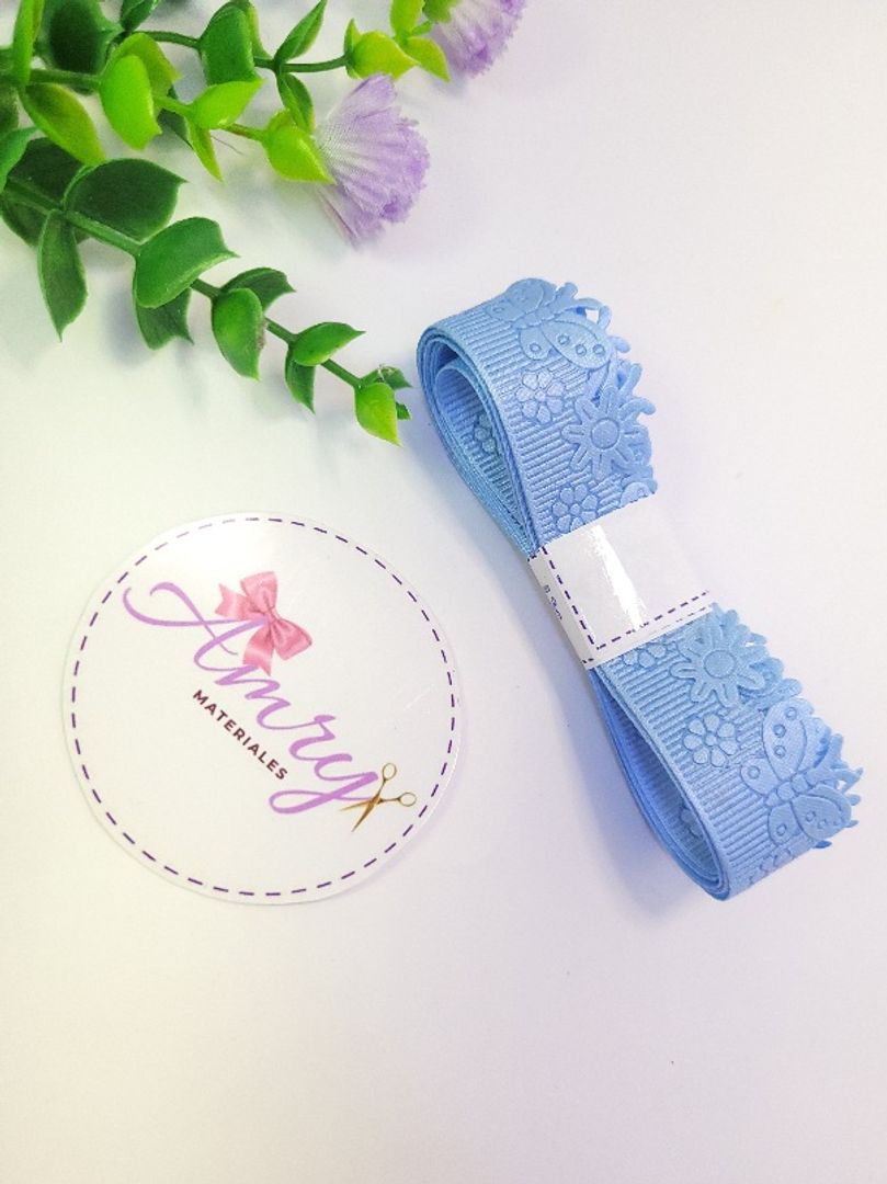 Rígida 2.5cm Azul Troquelado