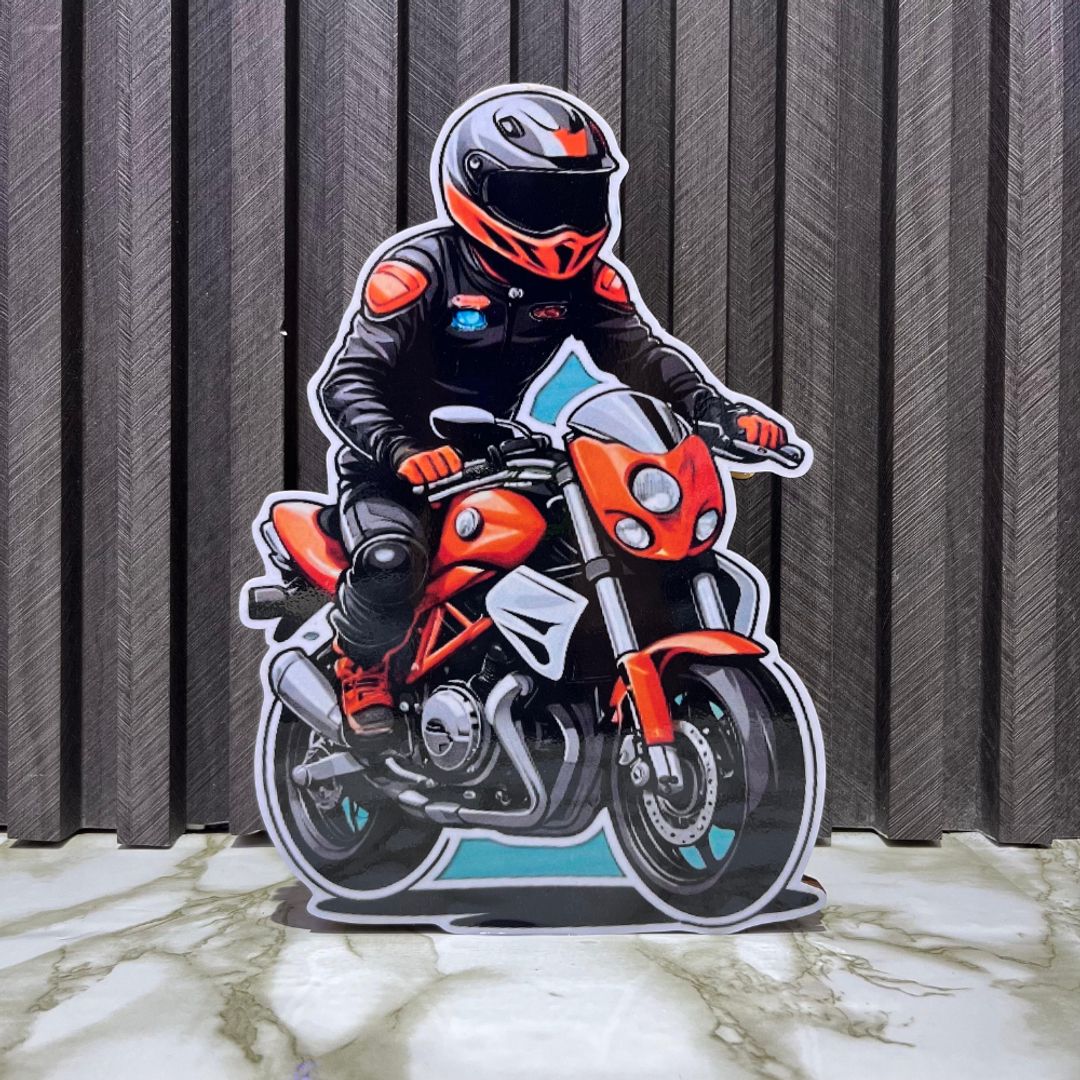 CAJA MOTOCICLETA MDF 25x17x7.5 CM 