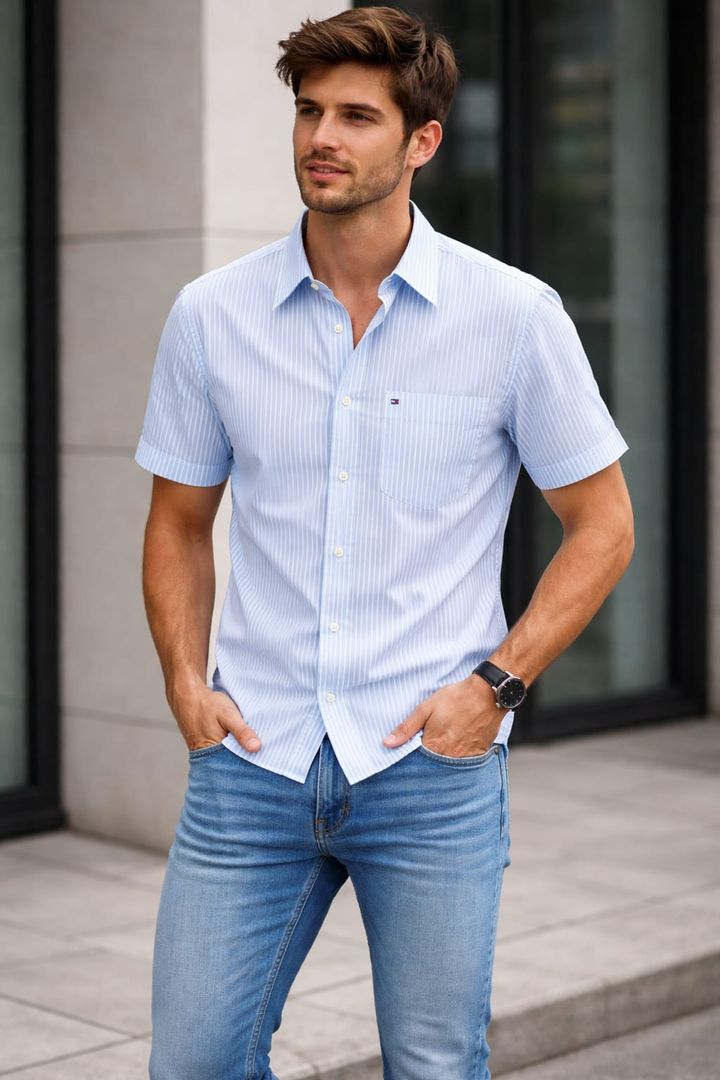 Camisa Tommy Hilfiger Rayas