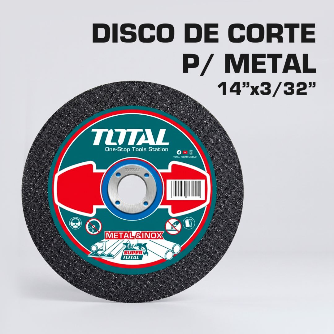 DISCO DE CORTE PARA METAL 14" X3/32"