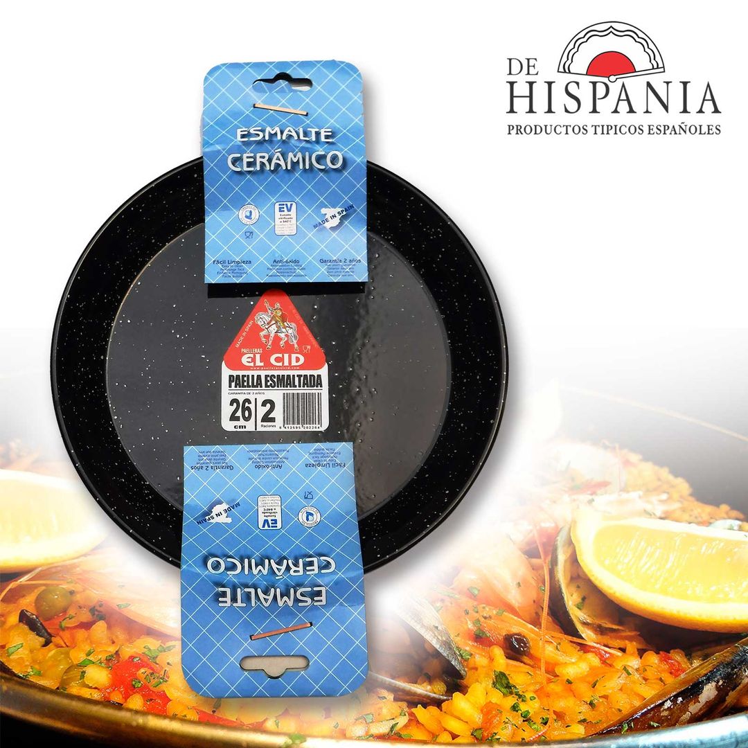 PAELLERA ESMALTADA 26 CM 