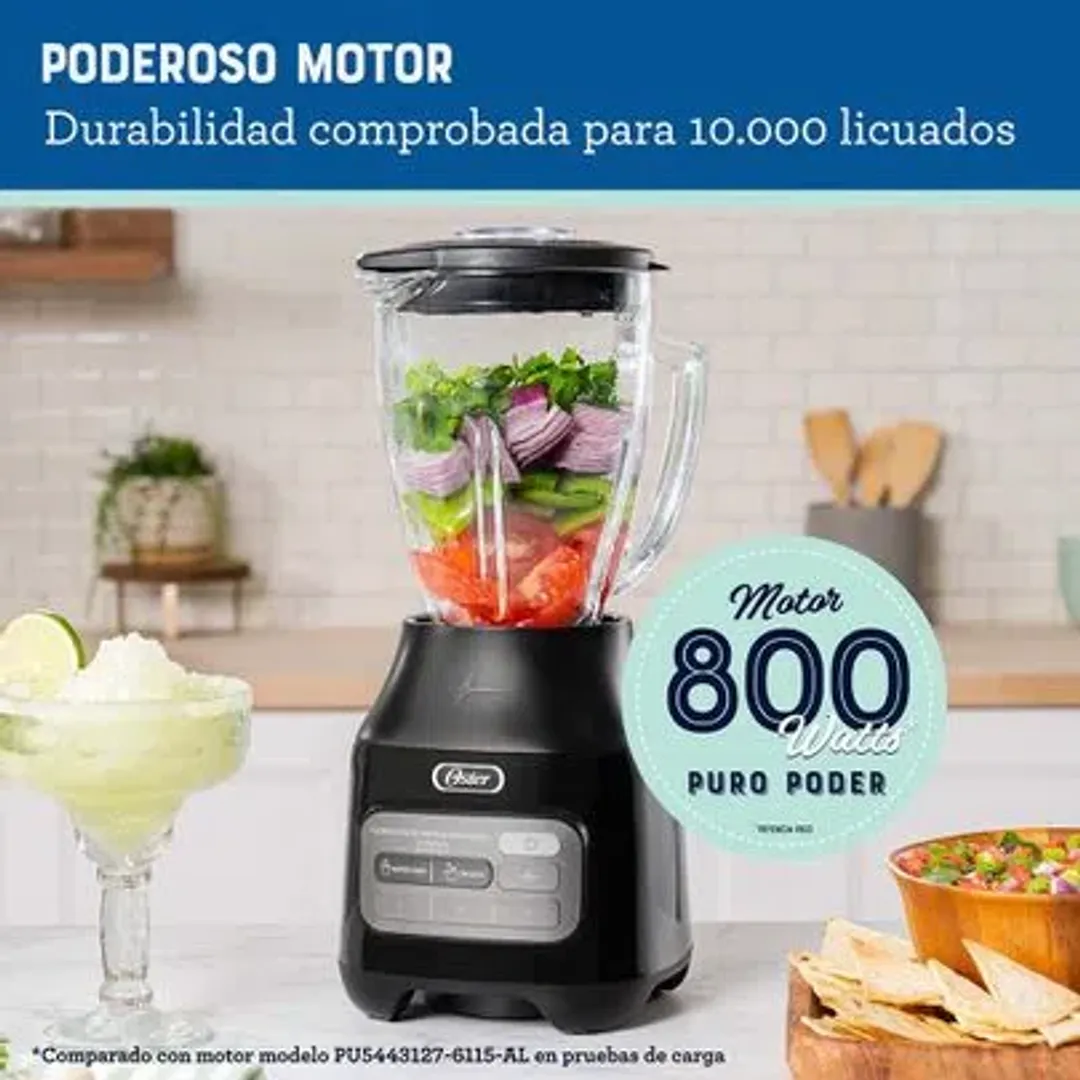 LICUADORA OSTER 800W TECNOLOGÍA REVERSIBLE