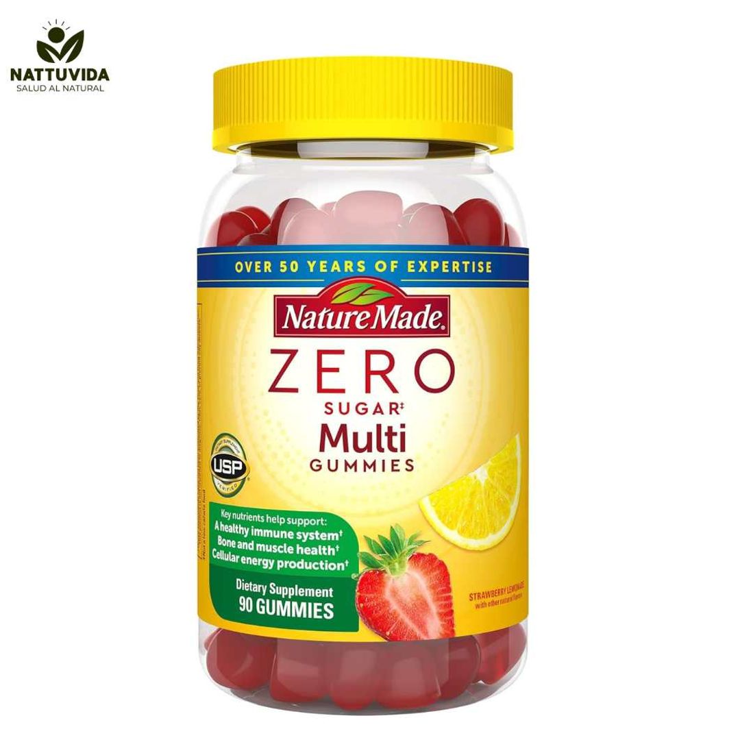 Gomitas multivitamínicas sin azúcar 90 gomitas 