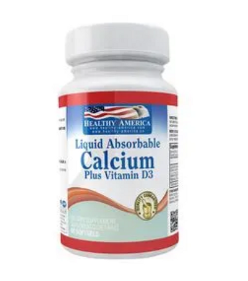 LIQUID ABSORB CALCIUM X 60 CAPSULAS HEALTHY