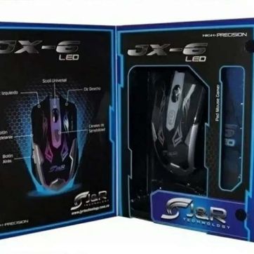 Imagen del producto Mouse Gamer JX-7 7D con padmouse mgjr-042