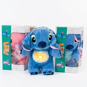 PELUCHE STITCH RESPIRA ALIVIADOR CON LUZ Y SONIDO - imagen 1