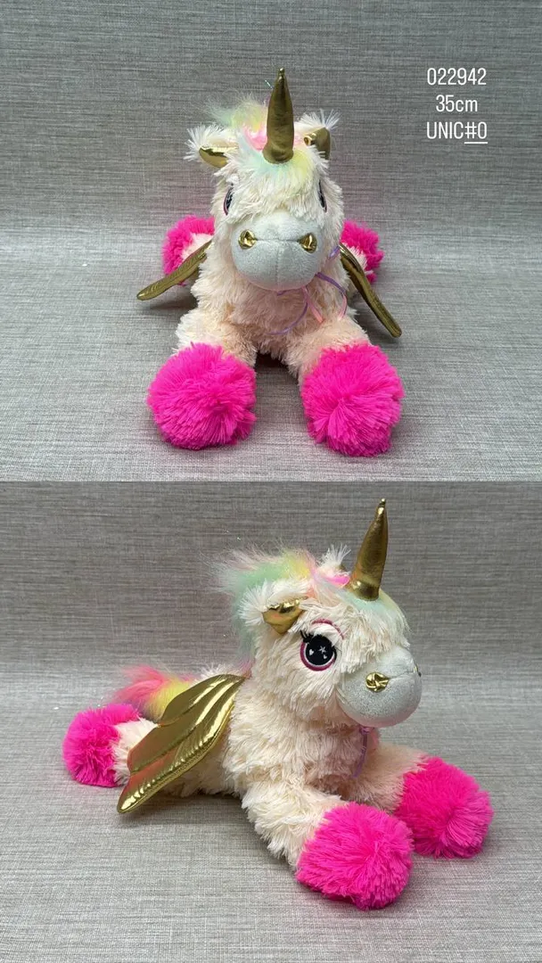 UNICORNIO PELUDITO 35 CM