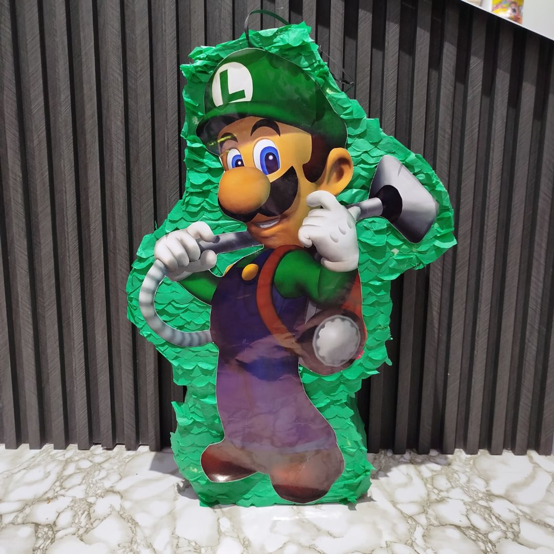PIÑATA EMPLANTILLADA MARIO 