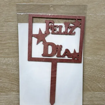 Imagen del producto 000 TOPPER GRANDE "FELIZ DÌA"