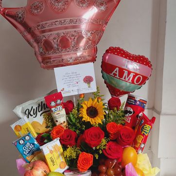 Imagen del producto ancheta con rosas